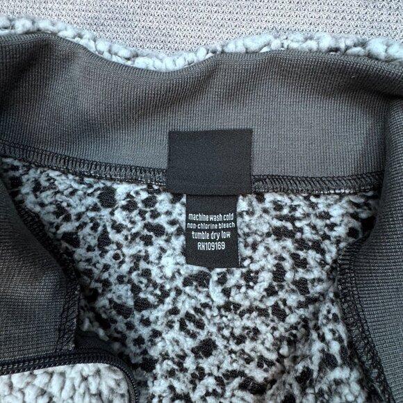 North & Acrux Womens Gray Cardinal Sherpa 1/4 Zip Pullover Jacket Long Sleeve XL - Picture 8 of 12